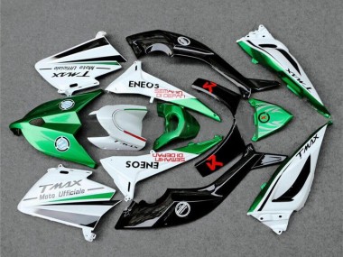 Achetez Carénages Moto Yamaha TMAX530 2012-2014 - Blanc Vert Noir Semakin Didepan ENEOS