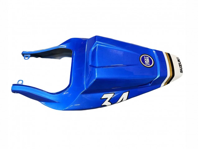 Carénages Moto Suzuki SV650 2003-2013 - Blanc Bleu Lucky Strike Motul