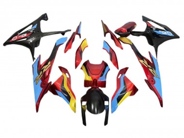Achetez Carénages Moto BMW S1000RR 2019-2022 - Bleu Clair Rouge Or