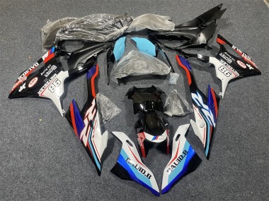 Achetez Carénages Moto BMW S1000RR 2019-2022 - Bleu Blanc Rouge 98