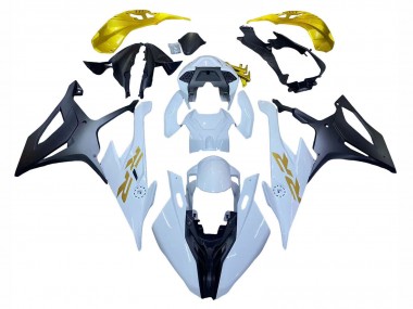 Achetez Carénages Moto BMW S1000RR 2019-2022 - Blanc Or