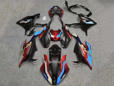 Achetez Kits Carénage Moto BMW S1000RR 2019-2022 - Blanc Bleu Rouge Noir