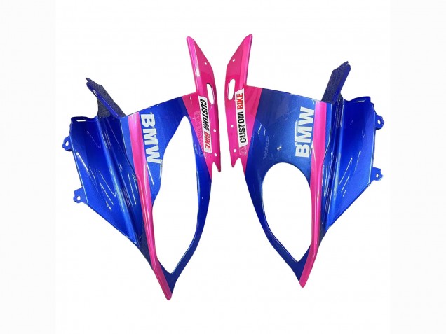 Carénages Moto BMW S1000RR 2017-2018 - Rose Bleu Jaune Requin