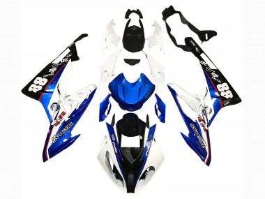 Achetez Carénages Moto BMW S1000RR 2015-2016 - Blanc Bleu Noir 88