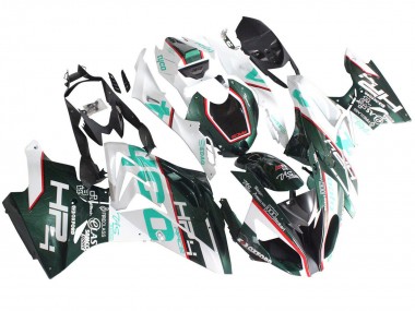 Achetez Carénages Moto BMW S1000RR 2015-2016 - Blanc Vert Noir