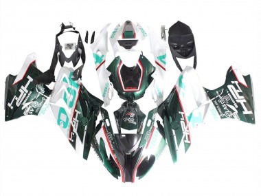 Achetez Carénages Moto BMW S1000RR 2015-2016 - Blanc Vert Noir