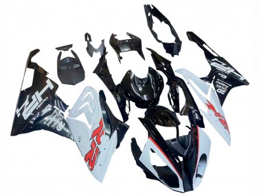 Achetez Carénages Moto BMW S1000RR 2015-2016 - Blanc Noir Brillant