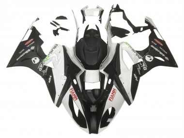 Achetez Carénages Moto BMW S1000RR 2015-2016 - Blanc Noir Mat HP Fiamm