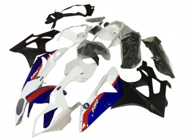 Achetez Carénages Moto BMW S1000RR 2009-2014 - Blanc Rouge Bleu Noir