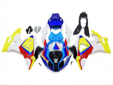 Achetez Carénages Moto BMW S1000RR 2009-2014 - Blanc Rouge Bleu Jaune