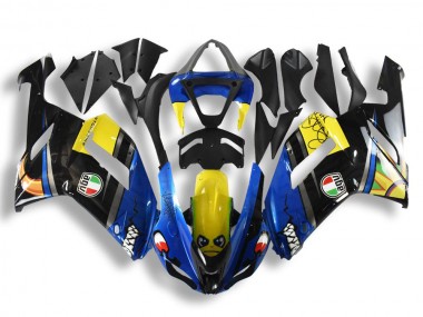 Achetez Carénages Moto Kawasaki ZX6R 2007-2008 - Bleu Requin