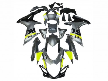 Achetez Carénages Moto Suzuki GSXR 600 / GSXR 750 2011-2024 - Argent Jaune Noir