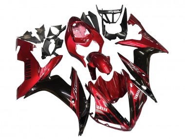 Achetez Carénages Moto Yamaha YZF 1000 R1 2004-2006 - Rouge Noir Brillant
