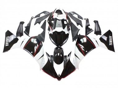 Achetez Carénage Moto Yamaha YZF 1000 R1 2012-2014 - Blanc Rouge Noir Brillant