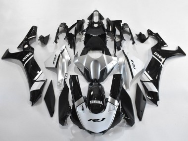 Achetez Carénages Moto Yamaha YZF 1000 R1 2020-2025 - Argent Blanc Noir Brillant