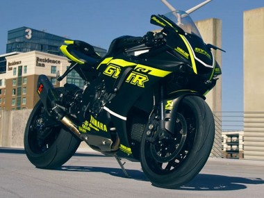 Achetez Carénages Moto Yamaha YZF 1000 R1 2020-2025 - Noir Brillant Fluorescent Jaune