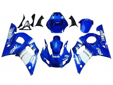 Achetez Carénages Moto Yamaha YZF 600 R6 1998-2002 - Bleu Blanc