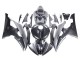 Carénages Moto Yamaha YZF 600 R6 2008-2016 - Gris Noir Fibre de Carbone Style