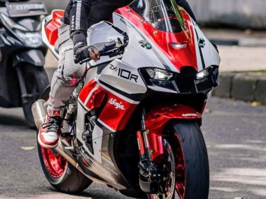 Achetez Carénages Moto Kawasaki ZX10R 2021-2025 - Blanc Rouge Noir