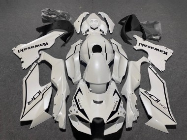 Achetez Carénages Moto Kawasaki ZX10R 2021-2025 - Blanc Perle Noir