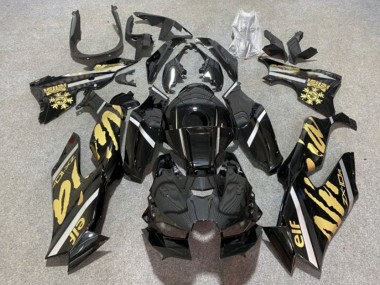 Achetez Carénages Moto Kawasaki ZX10R 2021-2025 - Noir Brillant Or Elf Neige