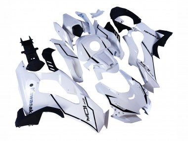 Achetez Carénages Moto Kawasaki ZX10R 2021-2025 - Blanc Noir