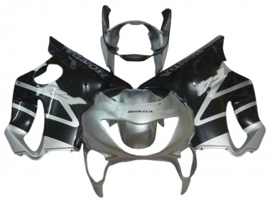 Achetez Carénages Moto Honda CBR600 F4 1999-2000 - Argent Noir Brillant