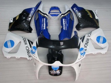 Achetez Carénages Moto Honda CBR900RR 893 1994-1995 - Blanc Bleu Noir Brillant Konica Minolta