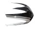 Carénages Moto Ducati 848/1098/1198 2007-2014 - Blanc Noir Brillant Corse