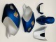 Carénages Moto Ducati Monster 696 796 1100 1100S 2008-2012 - Bleu Foncé Argent