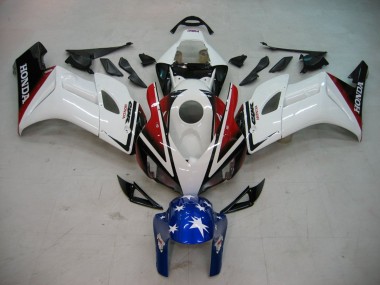 Achetez Carénages Moto Honda CBR1000RR 2004-2005 - Blanc Rouge Noir Brillant Bleu Étoile