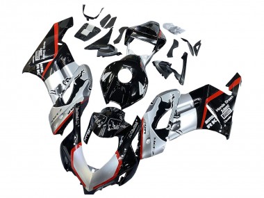 Achetez Carénages Moto Honda CBR1000RR 2004-2005 - Argent Noir Brillant Rouge Bande