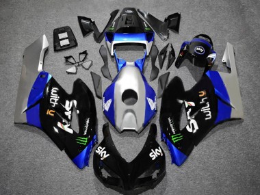 Achetez Carénages Moto Honda CBR1000RR 2004-2005 - Argent Bleu Noir Brillant Vert Monstre Sky