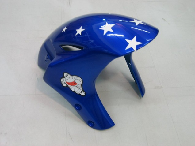 Carénages Moto Honda CBR1000RR 2004-2005 - Blanc Bleu Rouge Noir Brillant Étoile EuroBet Lee