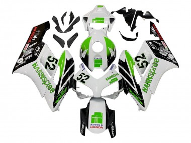 Achetez Carénages Moto Honda CBR1000RR 2004-2005 - Blanc Vert Noir Brillant Hannspree 52