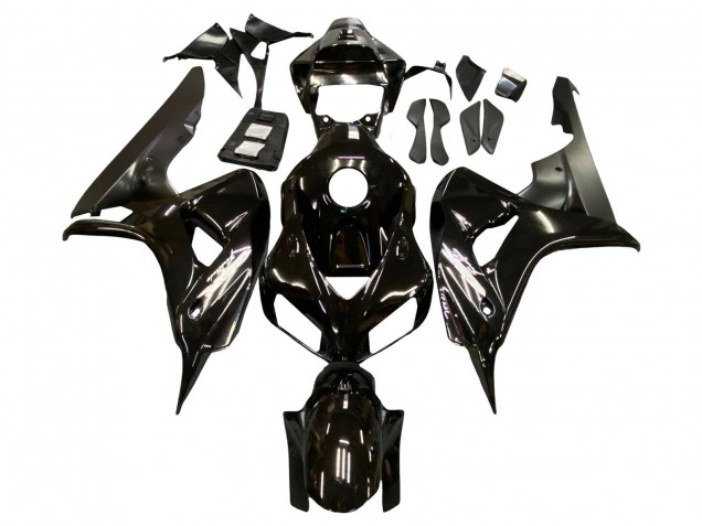 Carénages Moto Honda CBR1000RR 2006-2007 - Noir Brillant Noir Mat