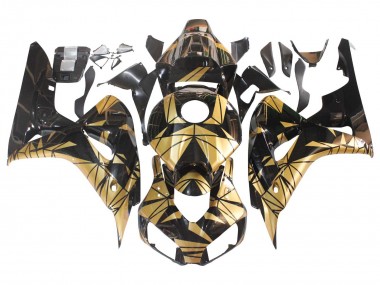 Achetez Carénages Moto Honda CBR1000RR 2006-2007 - Or Noir Brillant