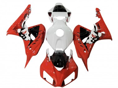 Achetez Carénages Moto Honda CBR1000RR 2006-2007 - Blanc Rouge Noir Brillant