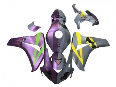 Achetez Carénages Moto Honda CBR1000RR 2008-2011 - Violet Vert Gris Jaune