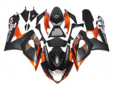 Achetez Carénages Moto Suzuki GSXR 1000 2005-2006 - Noir Brillant Noir Mat Noir Orange