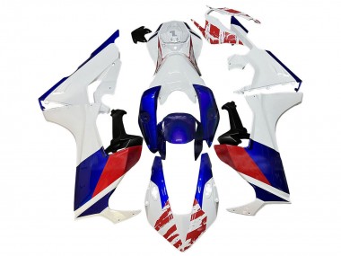 Achetez Carénage Moto Honda CBR1000RR 2017-2023 - Blanc Rouge Bleu