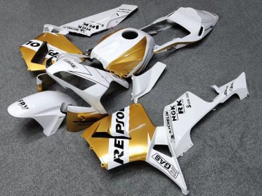 Achetez Carénages Moto Honda CBR600RR 2003-2004 - Blanc Or Noir Repsol