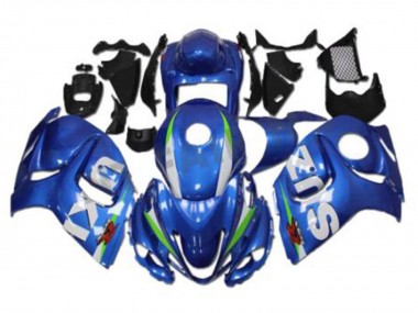 Achetez Carénages Moto Suzuki GSXR 1300 Hayabusa 2008-2020 - Bleu Blanc Vert