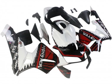 Achetez Carénages Moto Honda CBR600RR 2003-2004 - Blanc Rouge Noir Brillant Monstre