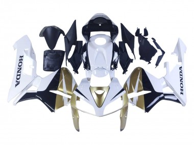 Achetez Carénages Moto Honda CBR600RR 2005-2006 - Or Blanc Noir