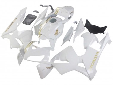 Achetez Carénages Moto Honda CBR600RR 2005-2006 - Blanc Or