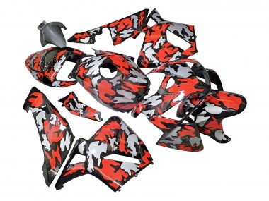 Achetez Carénages Moto Honda CBR600RR 2005-2006 - Noir Rouge Gris Camouflage