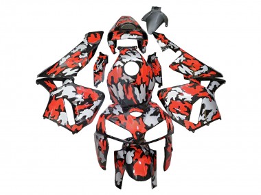 Achetez Carénages Moto Honda CBR600RR 2005-2006 - Noir Rouge Gris Camouflage