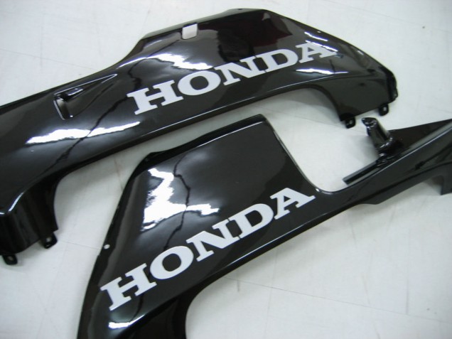 Carénages Moto Honda CBR600RR 2005-2006 - Noir Brillant Gris Flamme