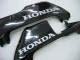 Carénages Moto Honda CBR600RR 2005-2006 - Noir Brillant Gris Flamme